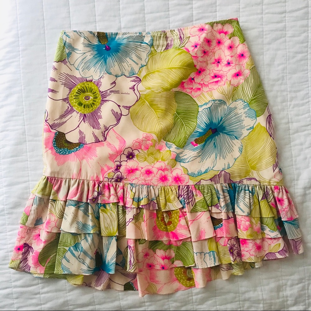 Tibi New York Silk mini skirt